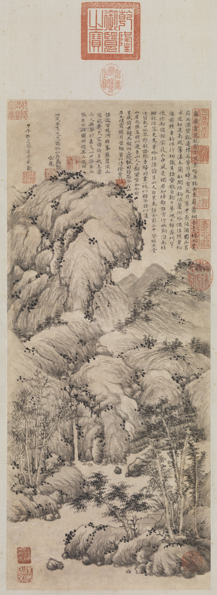 明徐賁蜀山圖