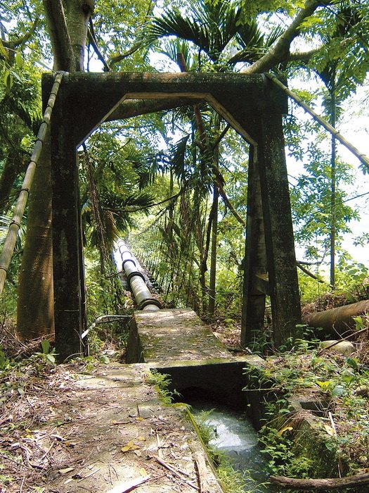 白冷圳矮山支線-過水吊橋